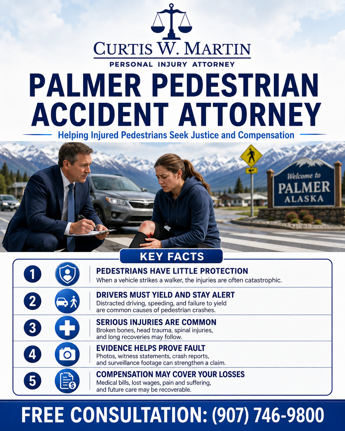 Pedestrian Accident Attorney Infographic