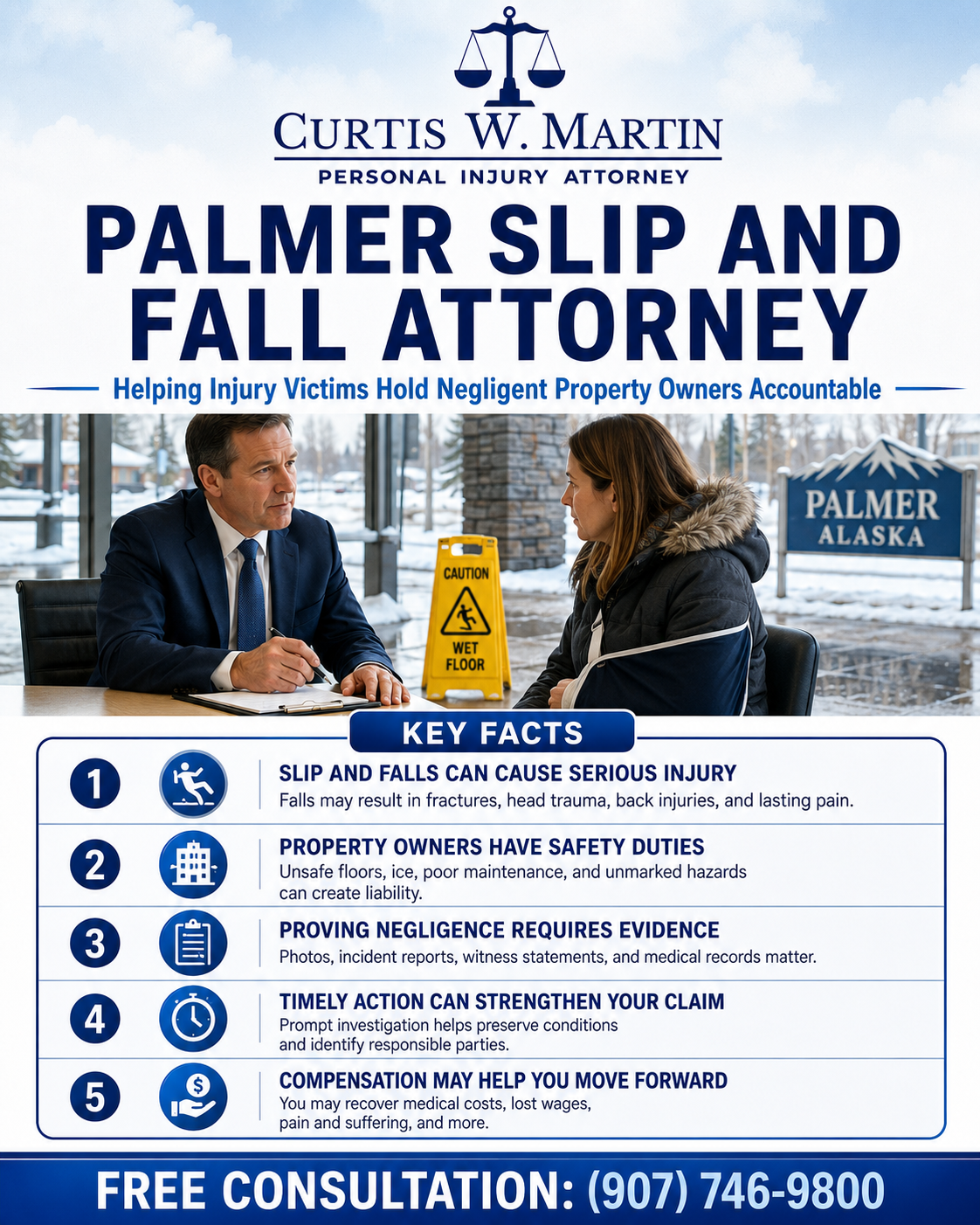 Slip and Fall Attorney Infographic